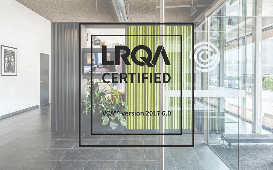 Opnieuw geslaagd voor VCA-audit