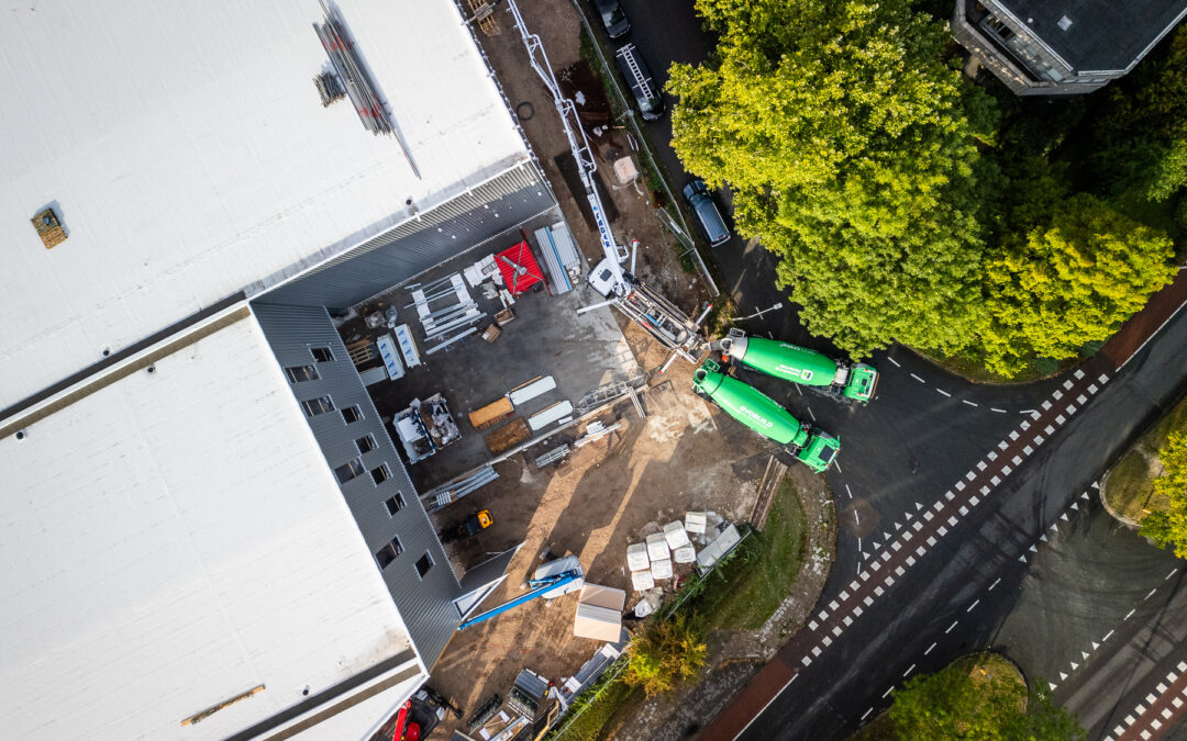 Een kijkje in gloednieuw opslaggebouw